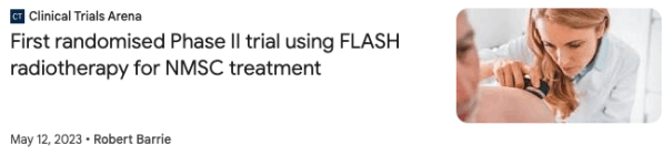 First randomised Phase II trial using FLASH radiotherapy for NMSC